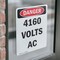 Signmission 4160 Volts AC Danger Sign, Vinyl Decal, 3.5in W x 5in L, 2PK OS-2PACK-DS-D-35-V-1953 - alternate 6